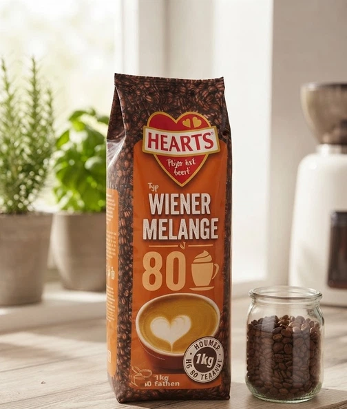 Капучино розчинний Hearts Wiener Melange 1010 г кавовий напій з ніжною молочною пінкою насиченим ароматом м'яким смаком еспресо кремовою оксамитовою текстурою швидкого приготування для дому офісу кафе - Фото 7 Капучино розчинний Hearts Wiener Melange 1010 г кавовий напій з ніжною молочною пінкою насиченим ароматом м'яким смаком еспресо кремовою оксамитовою текстурою швидкого приготування для дому офісу кафе - зображення 7