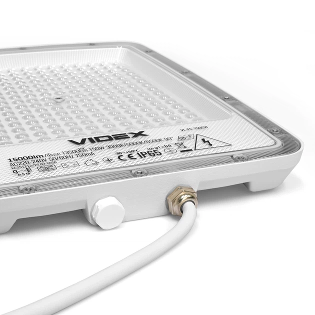 LED прожектор VIDEX F5 150W 3000-5000-6500K 230V White (VL-F5-150CW) VIDEX (29256-000) - изображение 9
