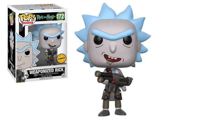 Фігурка FUNKO POP! Рік і Морті Rick & Morty Weaponized Rick Chase 124mm 172 12439-PX-1QW - зображення 4
