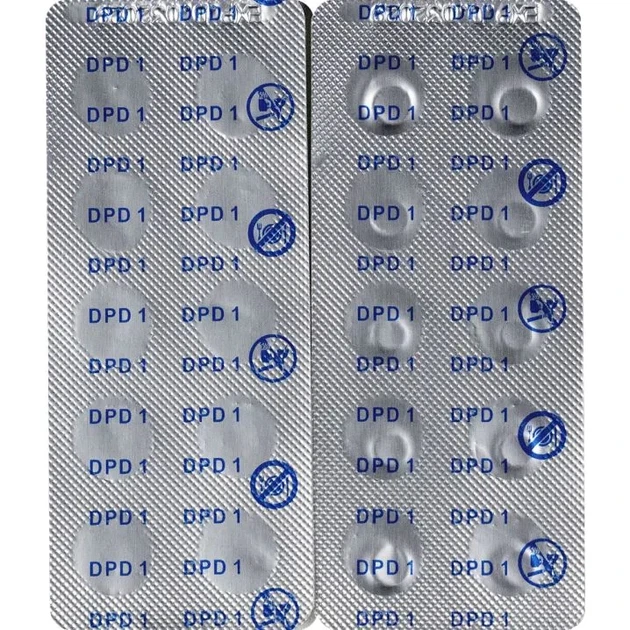 Тестер для басейну AquaDoctor Box Cl/pH таблетковий, для pH та вільного хлору, 20 тестів - зображення 5