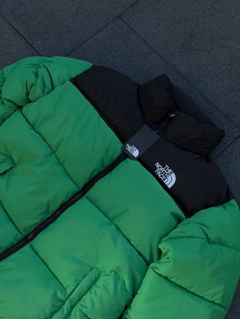 Зимняя куртка пуховик The North Face 700 Green зеленый L 4471 - изображение 6