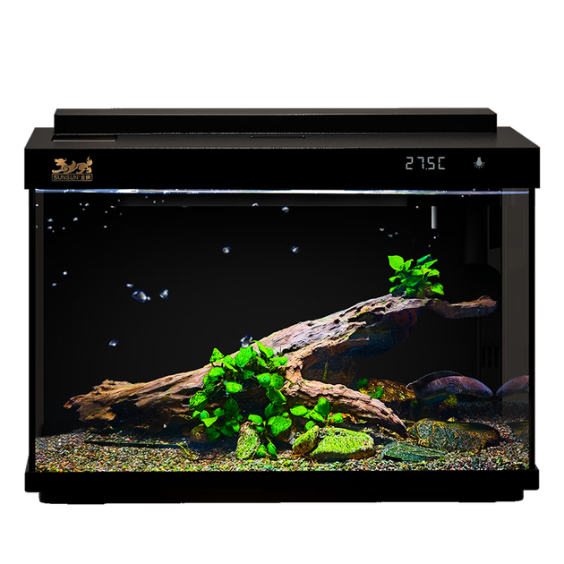 Аквариумный модульный аквариум SUNSUN Jinlin Ultra Clear Glass с самоциркуляцией воды, небольшой, для домашнего отдыха, модель LE-380. - изображение 4