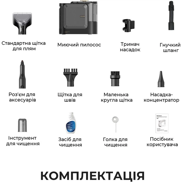Миючий пилосос Dreame N20 Steam (HNR27A) [172102] - зображення 9