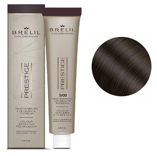 Крем-фарба для волосся BRELIL Professional Colorianne Prestige 5/00 100 мл - Фото 1 Крем-фарба для волосся BRELIL Professional Colorianne Prestige 5/00 100 мл - изображение 1