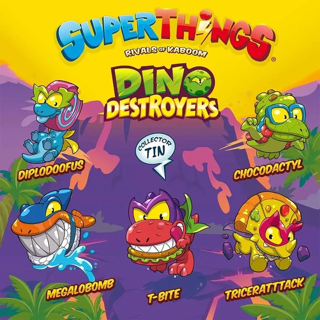 Набір фігурок SuperThings Діно руйнівники 5в1 (PSTSD48TIN60) - зображення 4