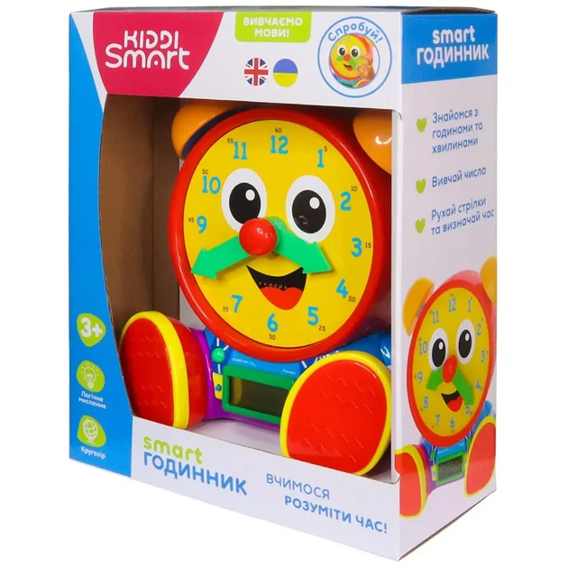 Интерактивная игрушка Kiddi Smart Часы украинский и английский язык (407752-43) - изображение 5