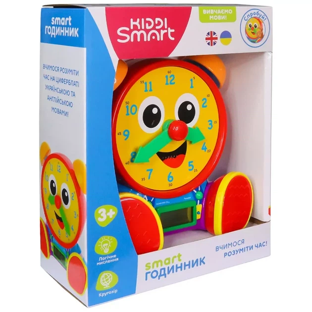 Интерактивная игрушка Kiddi Smart Часы украинский и английский язык (407752-43) - изображение 7