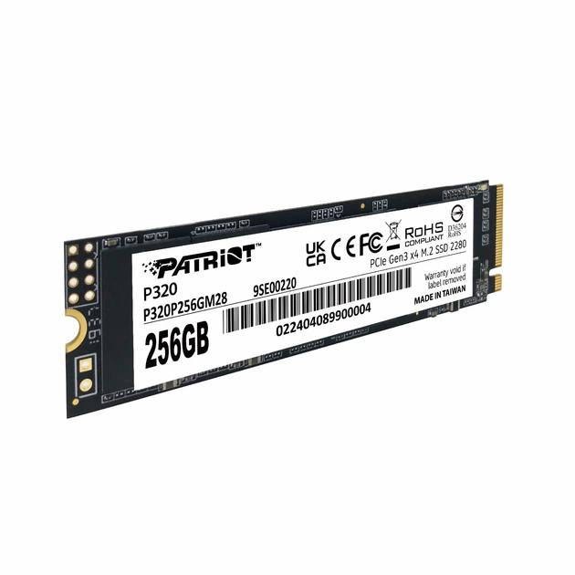 Накопичувач SSD M.2 2280 256GB Patriot (P320P256GM28) - зображення 2