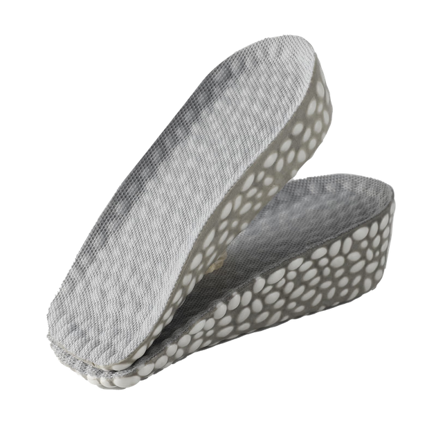 Устілки FOOTOPPO Boost, що збільшують висоту, для чоловіків та жінок, стійкі до запаху, м'яка підошва, зручні, високоеластичні, амортизуючі, невидимі напівустілки - Фото 1 Устілки FOOTOPPO Boost, що збільшують висоту, для чоловіків та жінок, стійкі до запаху, м'яка підошва, зручні, високоеластичні, амортизуючі, невидимі напівустілки - зображення 1