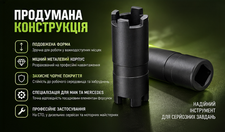 Головка для демонтажу дизельних форсунок Alloid (KG-3041) - зображення 7