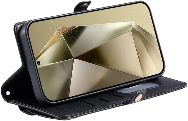 Чохол-книжка Leather Wallet Case для Samsung Galaxy A56 5G Black (5907769395444) - зображення 3