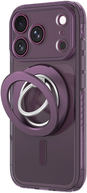 Etui AmazingThing Titan Pro Lens Ring Set Case MagSafe do Apple iPhone 18 Pro Purple (4896238101826) - obraz 2