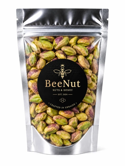 Ядра фисташки очищенные BeeNut без соли, натуральные сырые фисташки, 100г - Фото 1 Ядра фисташки очищенные BeeNut без соли, натуральные сырые фисташки, 100г - изображение 1