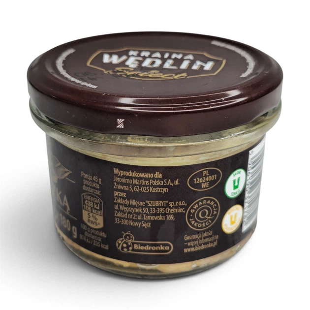 Паштет з качкою Kraina Wedlin Select 180 г - изображение 2