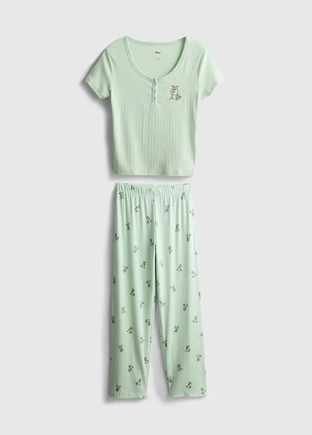 Женская пижама Primark Pyjama Disney Pan-Pan Set S Комплект для дома и сна Мятный (10310) - изображение 6