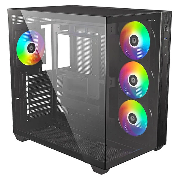 Корпус ID-Cooling View 510, Чорний - 773873 - зображення 2