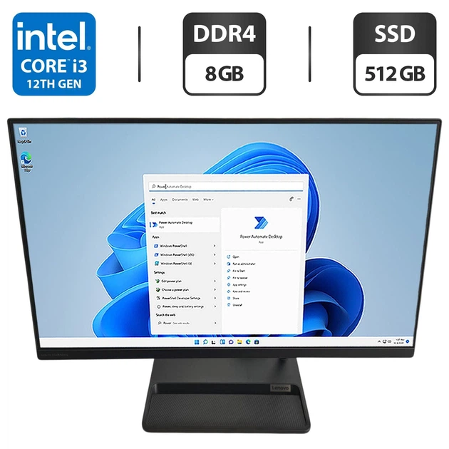 Моноблок Lenovo IdeaCentre 3 24IAP7 / 24" (1920x1080) IPS / Intel Core i3-1215U (6 (8) ядер по 3.3 - 4.4 GHz) / 8 GB DDR4 / 512 GB SSD / Intel UHD Graphics / WebCam / 2x 3W б/в - Фото 1 Моноблок Lenovo IdeaCentre 3 24IAP7 / 24" (1920x1080) IPS / Intel Core i3-1215U (6 (8) ядер по 3.3 - 4.4 GHz) / 8 GB DDR4 / 512 GB SSD / Intel UHD Graphics / WebCam / 2x 3W б/в - зображення 1