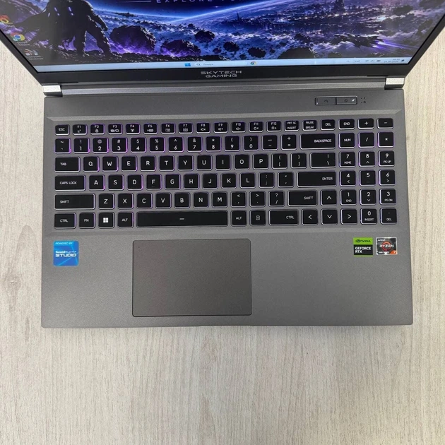 Ігровий ноутбук Б-клас Skytech Gaming ST-Lumi-003 / 15.6" (1920x1080) IPS / AMD Ryzen 7 7435HS (8 (16) ядер по 3.1 - 4.5 GHz) / 16 GB DDR5 / 1000 GB SSD NVMe / nVidia GeForce RTX 4050, 6 GB GDDR6, 96-bit / WebCam б/в - Фото 7 Ігровий ноутбук Б-клас Skytech Gaming ST-Lumi-003 / 15.6" (1920x1080) IPS / AMD Ryzen 7 7435HS (8 (16) ядер по 3.1 - 4.5 GHz) / 16 GB DDR5 / 1000 GB SSD NVMe / nVidia GeForce RTX 4050, 6 GB GDDR6, 96-bit / WebCam б/в - зображення 7