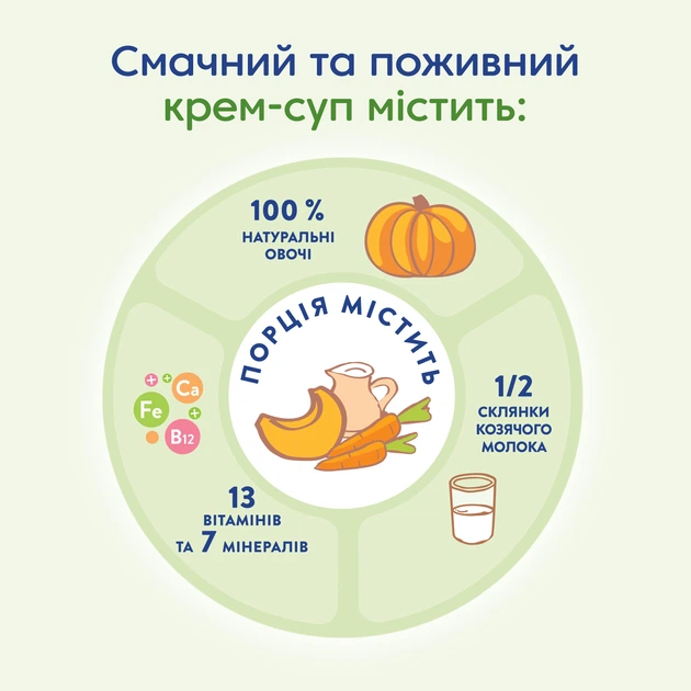 Крем-суп MAMAKO з гарбуза на козячому молоці 150 г - зображення 4
