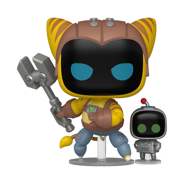Фігурка Funko POP! Games: Astro Bot — Astro Bot & Buddy Tooled-Up Mechanic (Астро Бот і напарник) #1304 - зображення 2