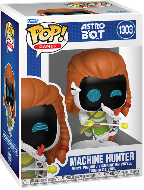 Фігурка Funko POP! Games: Astro Bot — Astro Bot Machine Hunter (Астро Бот Мисливець на машин) #1303 - Фото 1 Фігурка Funko POP! Games: Astro Bot — Astro Bot Machine Hunter (Астро Бот Мисливець на машин) #1303 - зображення 1