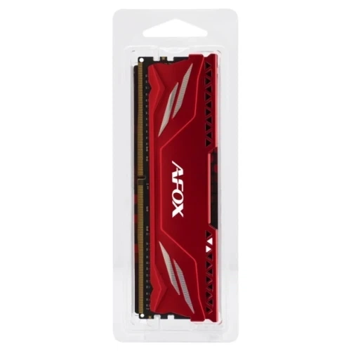 Память 16Gb DDR4, 3200 MHz, GAMING, Red, 16-18-18-39, 1.35V, с радиатором AFOX (2000003574087) - изображение 2