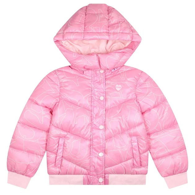 Куртка GUESS, арт. K6YL04W2597 PMMY, all-over logo, 6 років, 114 см - Фото 1 Куртка GUESS, арт. K6YL04W2597 PMMY, all-over logo, 6 років, 114 см - изображение 1