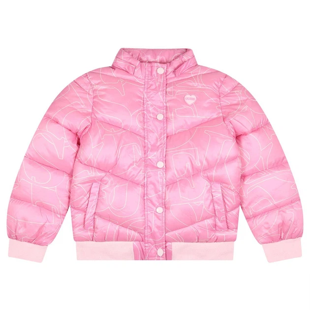 Куртка GUESS, арт. K6YL04W2597 PMMY, all-over logo, 6 років, 114 см - Фото 5 Куртка GUESS, арт. K6YL04W2597 PMMY, all-over logo, 6 років, 114 см - изображение 5