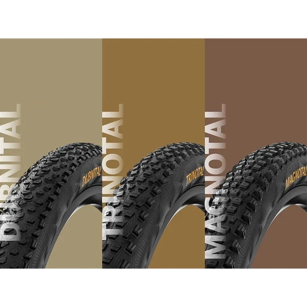 Покришка безкамерна Continental Dubnital Trail Rapid 29x2.40 чорна коричнева складна skin - зображення 7