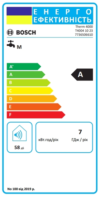 Дымоходная газовая колонка Bosch Therm 4000 T4004 10L 23 Low NOx - изображение 6