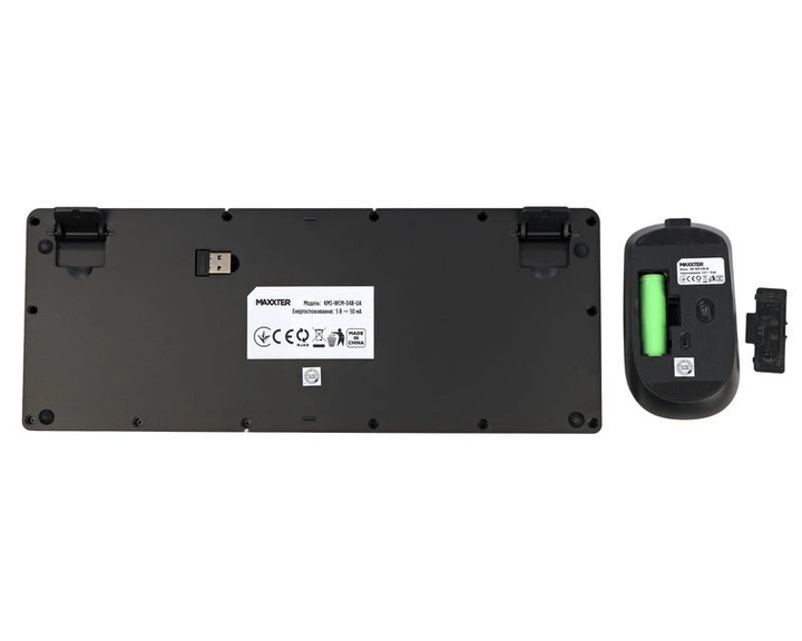 Бездротовий комплект Maxxter , чорний (KMS-WCM-04B-UA) - изображение 6