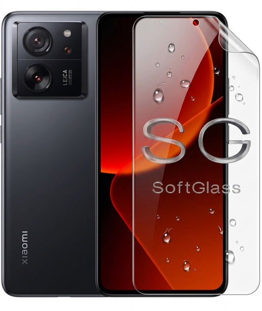 Пленка на экран Xiaomi 13T (13T Pro) полиуретановая SoftGlass - Фото 1 Пленка на экран Xiaomi 13T (13T Pro) полиуретановая SoftGlass - изображение 1