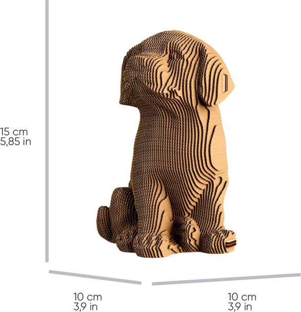 Puzzle 3D Cartonic Szczeniak labradora 86 elementów (4820191134881) - obraz 4