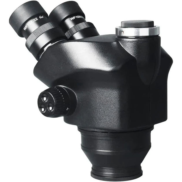 Микроскоп тринокулярный Kaisi K-37050 STL2 / двойной кронштейн / кратность 7-50X черный - Фото 4 Микроскоп тринокулярный Kaisi K-37050 STL2 / двойной кронштейн / кратность 7-50X черный - изображение 4