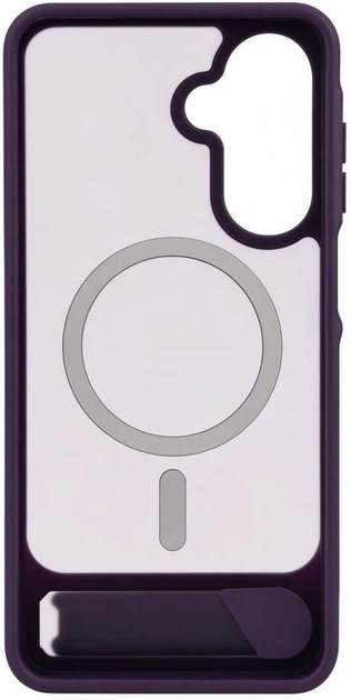 Etui na smartfon Samsung Galaxy A17 4G / A17 5G Evelatus Rubber Coated MagSafe With Stand Case Purple (EVESAMA17RCMWSP) - obraz 4