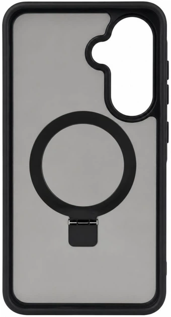 Чохол для смартфона Samsung Galaxy A57 Evelatus Shield Case With MagSafe & Stand Matte Ring Black (EVESAMA57SCMSMRB) - зображення 4