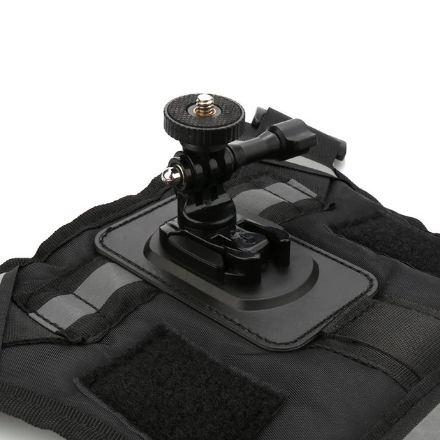 Крепление на собаку LUX для экшн-камеры GoPro DJI Insta360 SJCAM EKEN и других, держатель на ремнях (10571) - Фото 6 Крепление на собаку LUX для экшн-камеры GoPro DJI Insta360 SJCAM EKEN и других, держатель на ремнях (10571) - изображение 6