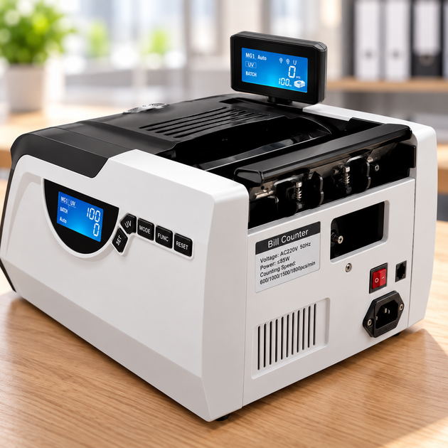 Счетная машинка Bill Counter GR-6200 / Счетчик банкнот c детектором / Счетчик банкнот 220 В - Фото 3 Счетная машинка Bill Counter GR-6200 / Счетчик банкнот c детектором / Счетчик банкнот 220 В - изображение 3