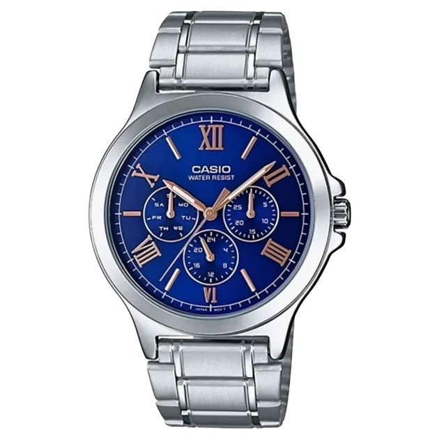 Чоловічий годинник CASIO MTP-V300D-2A - Фото 1 Чоловічий годинник CASIO MTP-V300D-2A - зображення 1