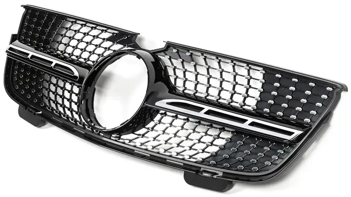 Передняя решетка радиатора Diamond для Mercedes GL сlass X164 2006-2009 гг - изображение 3
