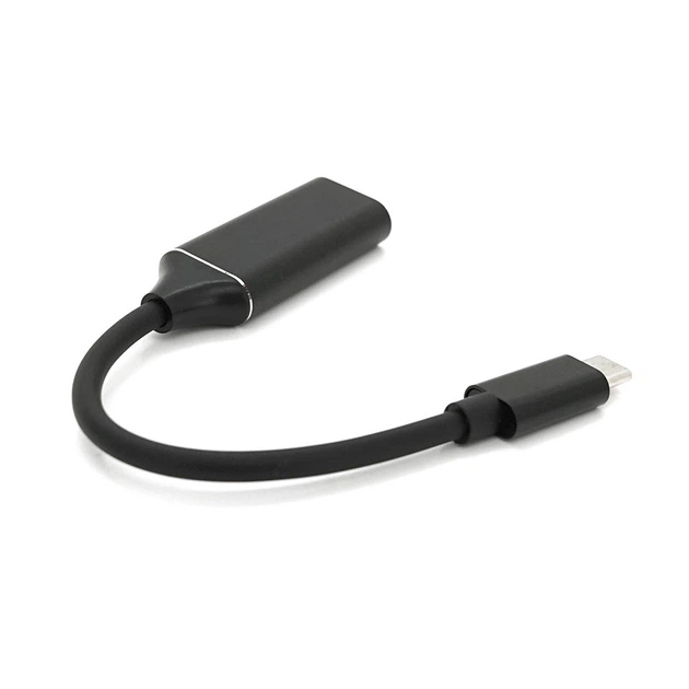 Конвертер Type-C (тато) на HDMI (мама) 10cm, Black, 4K/2K, Пакет - Фото 3 Конвертер Type-C (тато) на HDMI (мама) 10cm, Black, 4K/2K, Пакет - зображення 3
