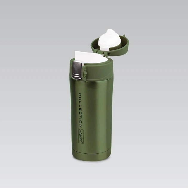 Термокружка Maestro 320 мл (MR-1641-32-GREEN) - Фото 3 Термокружка Maestro 320 мл (MR-1641-32-GREEN) - зображення 3