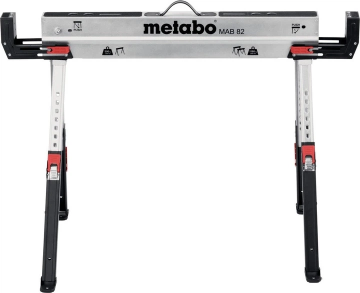 Zestaw koziołków Metabo MAB 82 do piłowania (4061792253575) - Zdjęcie 2 Zestaw koziołków Metabo MAB 82 do piłowania (4061792253575) - obraz 2