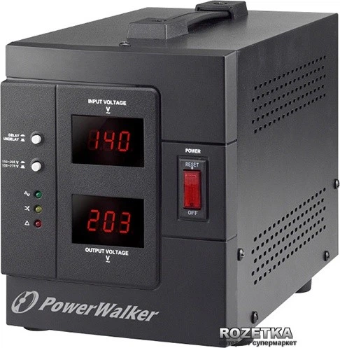 Stabilizator napięcia PowerWalker AVR 2000/SIV (4260074976809) - obraz 3