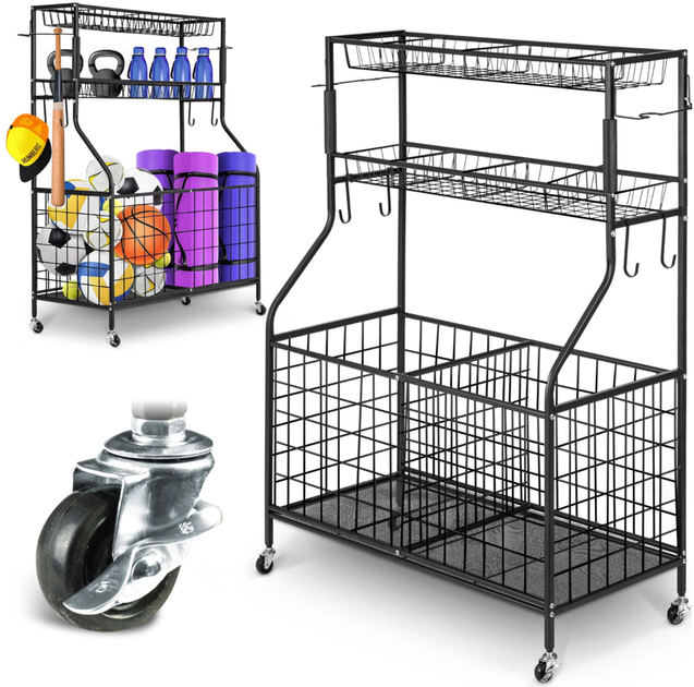 Regał organizer Humberg HM-780 z koszykami na kółkach (5903890611767) - obraz 5