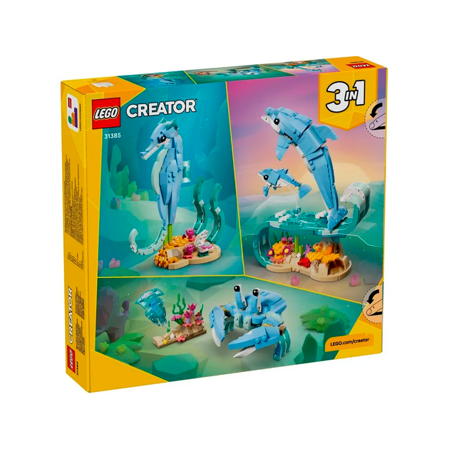 Конструктор LEGO Creator Морські тварини: красиві дельфіни 542 деталі (31385) - зображення 2