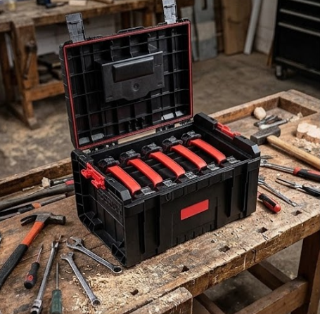 Набор ящиков для инструментов Qbrick System PRO Toolbox 5 PRO Organizer 450x334x240 - Фото 6 Набор ящиков для инструментов Qbrick System PRO Toolbox 5 PRO Organizer 450x334x240 - изображение 6