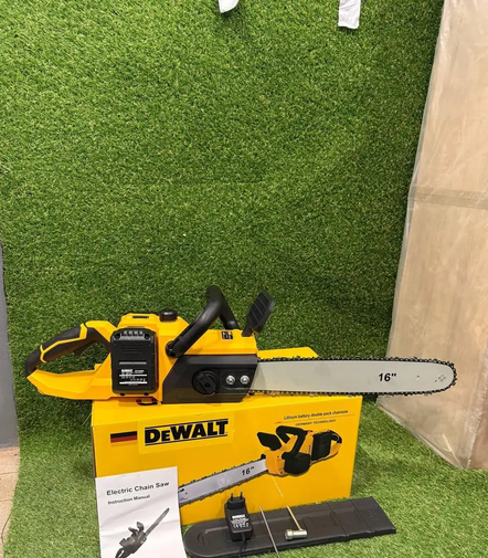 Акумуляторна ланцюгова пилка DeWalt 48 В 6 А·год безщіткова електропила з шиною 40 см 2 акумуляторами швидкістю ланцюга 24 м/с безключовим натягуванням автоматичним змащуванням - зображення 14