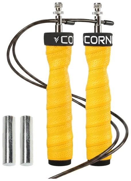 Скакалка швидкісна для кросфіту Cornix Speed Rope Pro XR-0521 Yellow (LFXR-0521) - Фото 1 Скакалка швидкісна для кросфіту Cornix Speed Rope Pro XR-0521 Yellow (LFXR-0521) - изображение 1