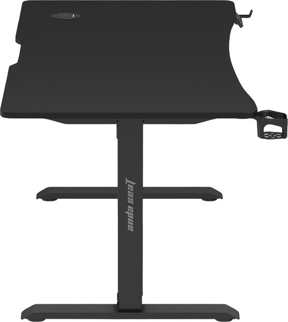 Стіл комп'ютерний Anda Seat Xtreme Pro 1600x800 мм з електричним регулюванням висоти Чорний (6977890867737) - зображення 7